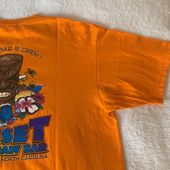 Sunset Grill and Raw Bar t-shirt XL orange - Picture 10 of 11